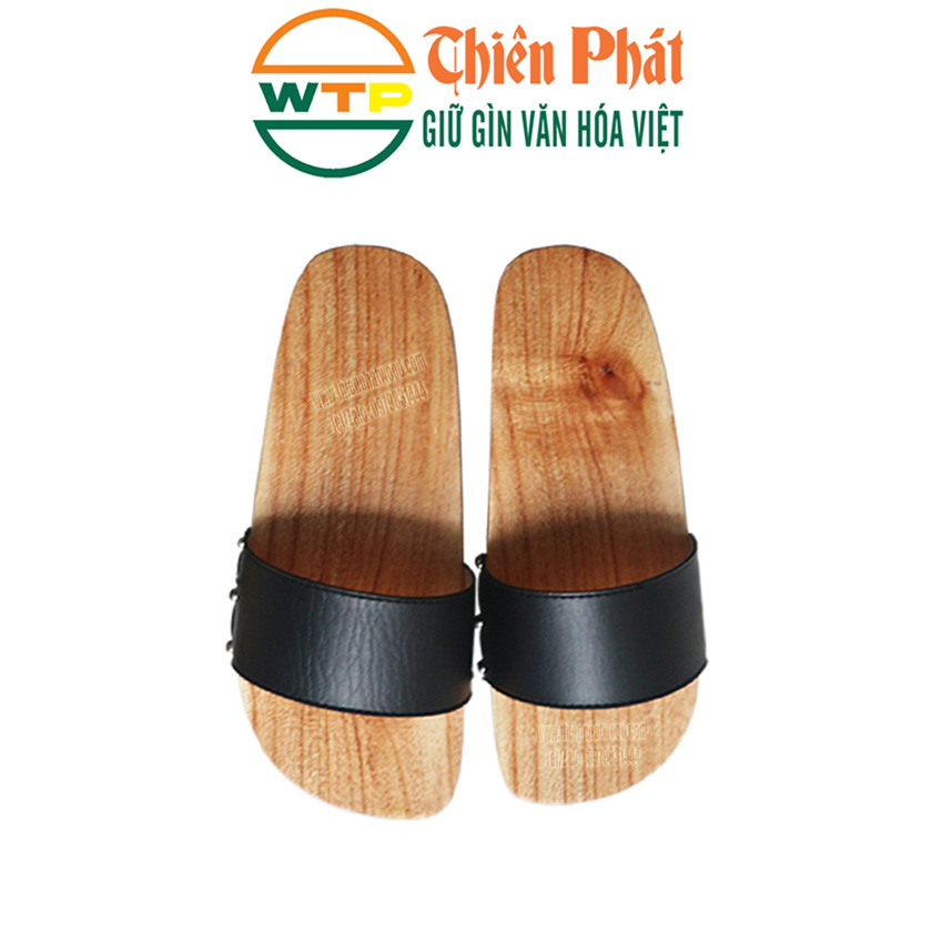 guốc gỗ cao 3cm làm từ gỗ xoan vườn