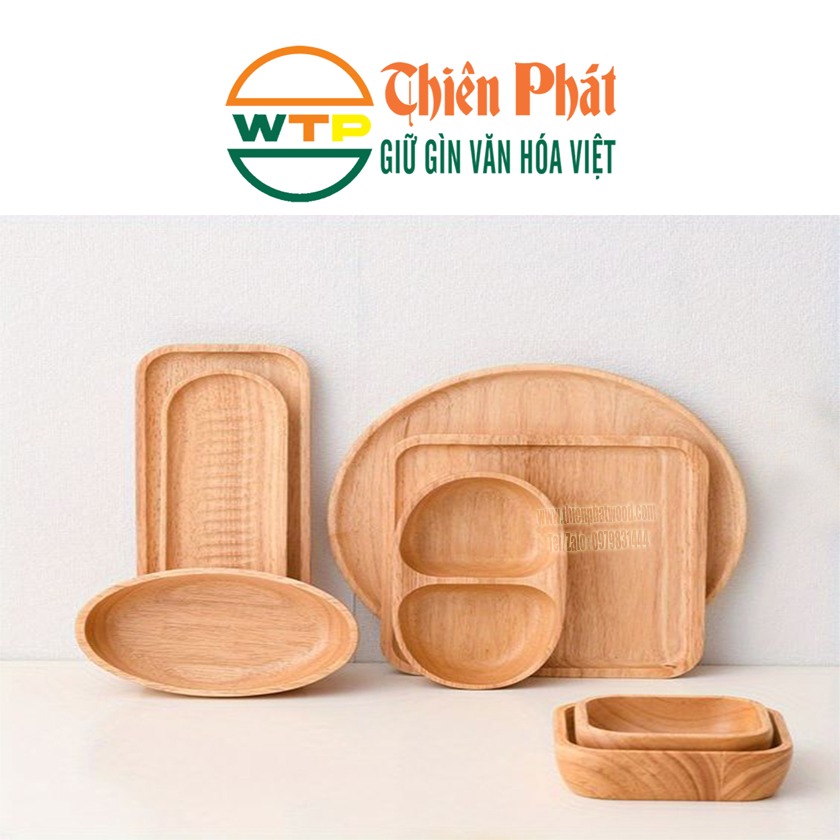 khay gỗ phục vụ quán cà phê nhà hàng