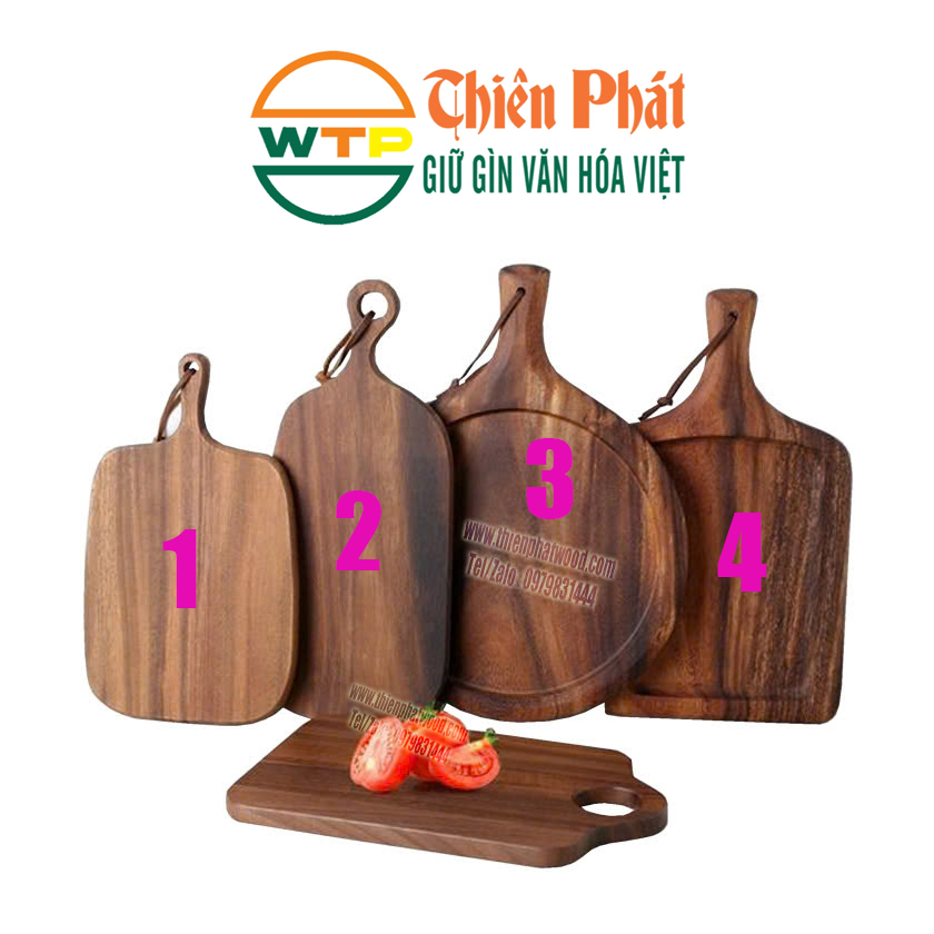 thớt gỗ tự nhiên Thiên Phát bền đẹp